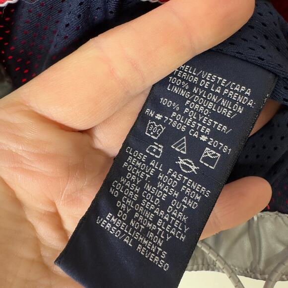 Vintage Tommy Hilfiger Girl Sport Women's‎ Medium Jacket Windbreaker Red Y2K - Picture 9 of 9